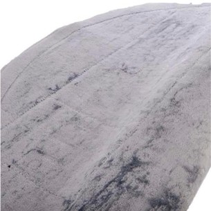 Коврик овальный Maison Dor GARDINER хлопковая махра серый 120х180