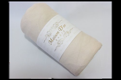 Простынь на резинке с наволочками Maison Dor DUZ хлопковая махра бежевый 180х200+20, фото, фотография