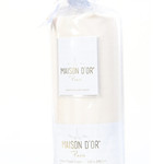 Простынь на резинке с наволочками Maison Dor FITTED CIZGILI хлопковый сатин кремовый 100х200+28, фото, фотография