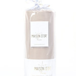 Простынь на резинке с наволочками Maison Dor FITTED CIZGILI хлопковый сатин бежевый 100х200+28, фото, фотография