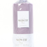 Простынь на резинке с наволочками Maison Dor FITTED CIZGILI хлопковый сатин фиолетовый 180х200+20, фото, фотография