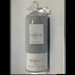 Простынь на резинке с наволочками Maison Dor FITTED DUZ хлопковый сатин серый 180х200+20, фото, фотография
