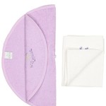 Подарочный набор полотенец для кухни 45х45, 50х70 Maison Dor LAVANDER хлопок белый/фиолетовый, фото, фотография