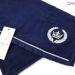 Подарочный набор полотенец-салфеток 30х50(4) Maison Dor PIERRE LOTI хлопковая махра синий, фото, фотография