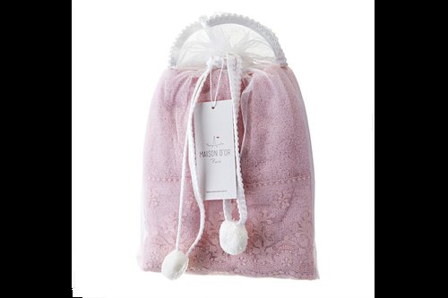 Полотенце для ванной Maison Dor SESSA хлопковая махра грязно-розовый 50х100, фото, фотография