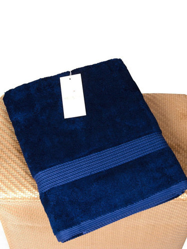 Полотенце для ванной Maison Dor AMADEUS хлопковая/бамбуковая махра синий 85х150, фото, фотография