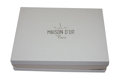 Постельное белье Maison Dor QUEEN хлопковый сатин фиолетовый евро, фото, фотография
