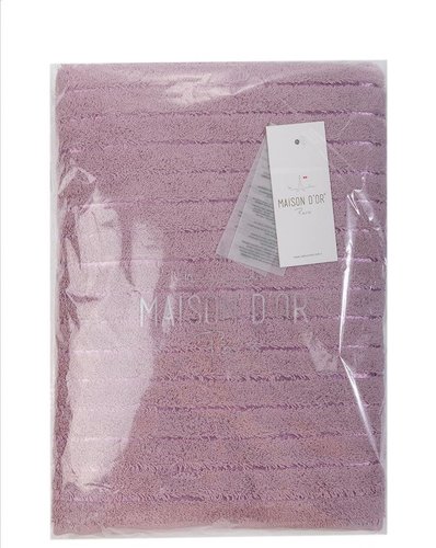 Полотенце для ванной Maison Dor FLUSH хлопковая махра фиолетовый 85х150, фото, фотография