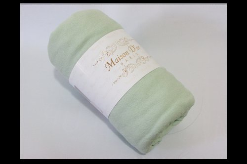 Простынь на резинке с наволочками Maison Dor DUZ хлопковая махра зелёный 180х200+20, фото, фотография