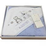 Детское полотенце-уголок Maison Dor LAMITE хлопковая махра голубой 76х76, фото, фотография