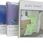 Набор детских полотенец 50х70 см (2 шт.) Maison Dor KIDS TOWEL хлопковая махра сиреневый, фото, фотография
