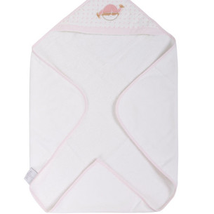 Детское полотенце-уголок Maison Dor LAMITE хлопковая махра розовый 76х76