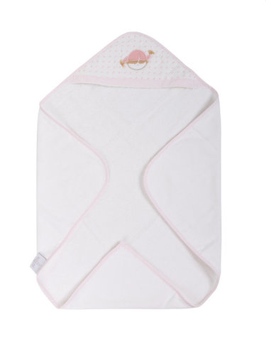 Детское полотенце-уголок Maison Dor LAMITE хлопковая махра розовый 76х76, фото, фотография