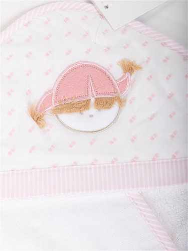 Детское полотенце-уголок Maison Dor LAMITE хлопковая махра розовый 76х76, фото, фотография