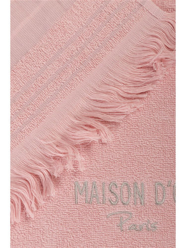 Полотенце для ванной Maison Dor ANASTASYA хлопковая махра грязно-розовый 85х150, фото, фотография