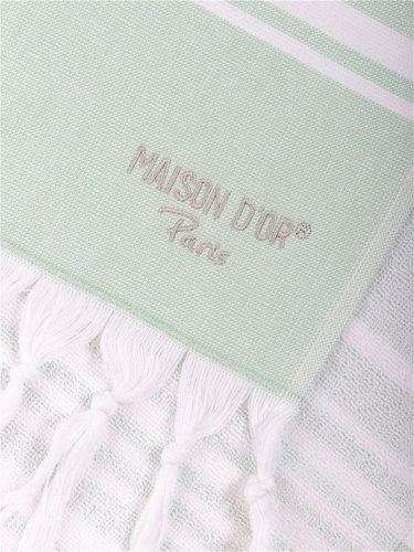 Полотенце для ванной Maison Dor BABETTE хлопковая махра зелёный 50х100, фото, фотография