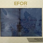 Подарочный набор полотенец для ванной 50х90, 70х140 Efor LEAF TIME хлопковая махра тёмно-синий, фото, фотография