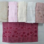 Набор полотенец для ванной 6 шт. Luzz SMART хлопковая махра 30х50, фото, фотография