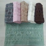 Набор полотенец для ванной 6 шт. Sokuculer KALPLI хлопковая махра 30х50, фото, фотография
