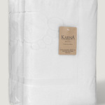 Набор ковриков для ванной 5 шт. Karna GRAVEL махра хлопок белый 50х70, фото, фотография