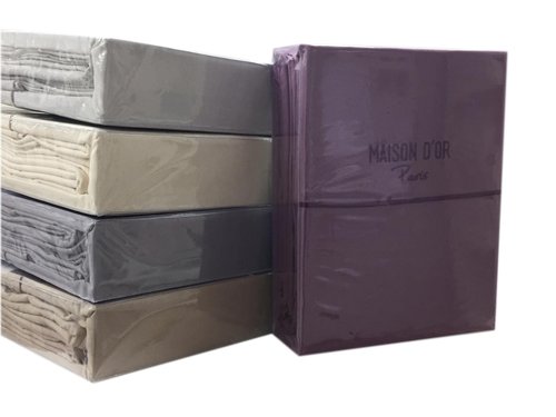 Постельное белье Maison Dor SPRING хлопковый ранфорс фиолетовый евро, фото, фотография