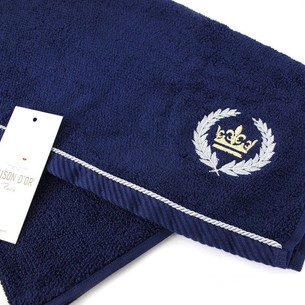 Полотенце для ванной Maison Dor PIERRE LOTI хлопковая махра синий 50х100