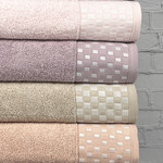 Набор полотенец для ванной 6 шт. Cestepe ELMAS хлопковая махра V1 70х140, фото, фотография