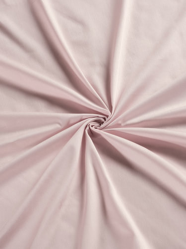 Простынь на резинке Karna SOLID хлопковый сатин светло-розовый 180х200+30, фото, фотография