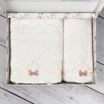 Набор полотенец для ванной в подарочной упаковке 2 пр. Pupilla VENIT бамбуковая махра V1, фото, фотография