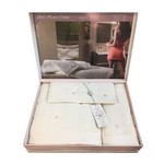 Подарочный набор полотенец для ванны 30х50, 50х100, 85х150 Maison Dor SOFT HEARTS хлопковая махра кремовый, фото, фотография