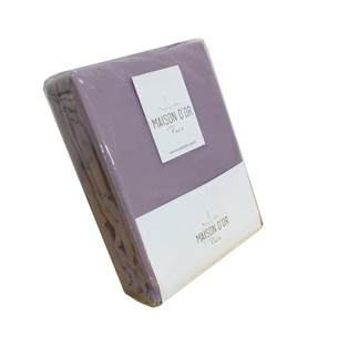 Простынь с наволочками Maison Dor DUZ SATIN хлопковый сатин фиолетовый 240х260