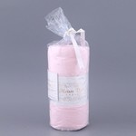 Простынь на резинке с наволочками Maison Dor DUZ хлопковая махра розовый 180х200+20, фото, фотография