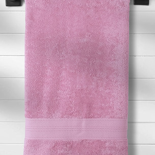 Полотенце для ванной Karna SOLID хлопковая махра розовый 90х180