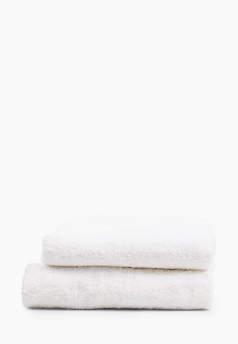 Подарочный набор полотенец для ванной 50х90, 70х140 Sofi De Marko MARISA хлопковая махра белый, фото, фотография