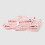 Подарочный набор полотенец для ванной 50х90, 70х140 Sofi De Marko MARISA хлопковая махра розовый, фото, фотография