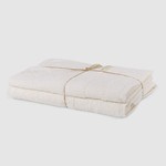 Подарочный набор полотенец для ванной 50х90, 70х140 Sofi De Marko NICOLE хлопковая махра белый, фото, фотография