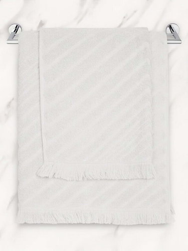 Полотенце для ванной Sofi De Marko EVAN хлопковая махра белый 50х70, фото, фотография