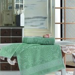 Полотенце для ванной Sofi De Marko ANJI хлопковая махра ментоловый 70х140, фото, фотография