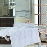 Полотенце для ванной Sofi De Marko DELTA хлопковая махра белый 70х140, фото, фотография
