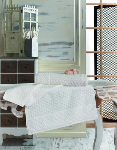 Полотенце для ванной Sofi De Marko DELTA хлопковая махра кремовый 70х140, фото, фотография