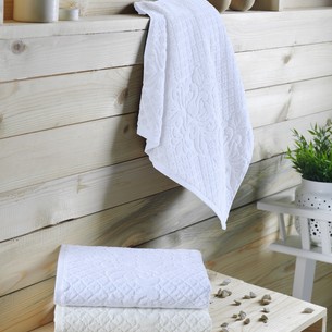 Полотенце для ванной Sofi De Marko DIVA хлопковая махра белый 50х90