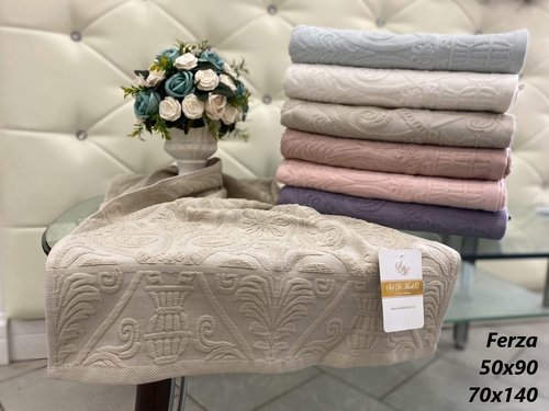 Полотенце для ванной Sofi De Marko FERZA хлопковая махра кремовый 50х90, фото, фотография