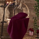 Полотенце для ванной Sofi De Marko GARLET хлопковая махра бордовый 50х90, фото, фотография