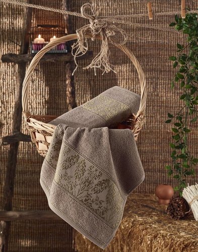 Полотенце для ванной Sofi De Marko GARLET хлопковая махра бежевый 70х140, фото, фотография