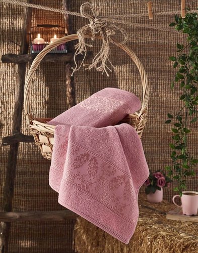 Полотенце для ванной Sofi De Marko GARLET хлопковая махра коралл 70х140, фото, фотография