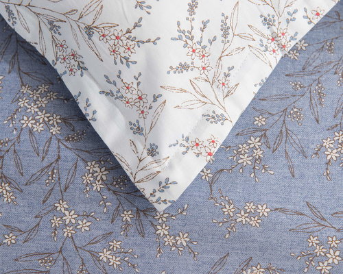 Постельное белье Sofi De Marko ВАЛЕНТИНА хлопковый сатин кремовый 1,5 спальный, фото, фотография