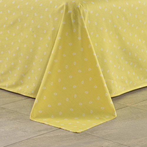 Постельное белье Sofi De Marko ФРАНЧЕСКА хлопковый сатин жёлтый 1,5 спальный, фото, фотография