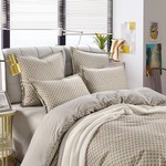 Постельное белье Sofi De Marko АРНО хлопковый сатин серый евро, фото, фотография