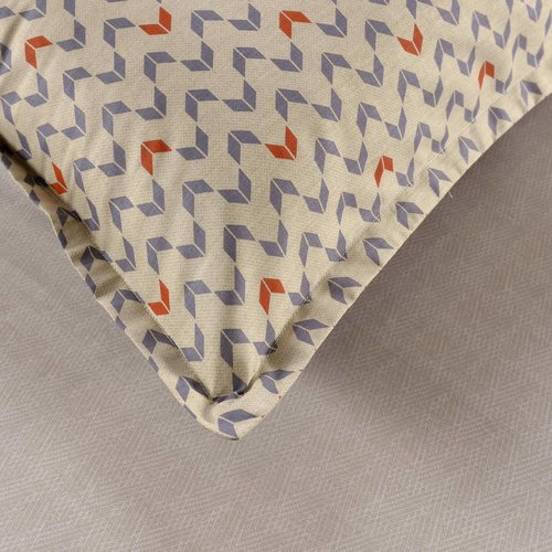 Постельное белье Sofi De Marko АРНО хлопковый сатин серый евро, фото, фотография