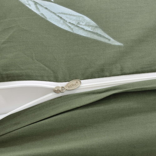 Постельное белье Sofi De Marko АЗИЗА хлопковый сатин зелёный 1,5 спальный, фото, фотография